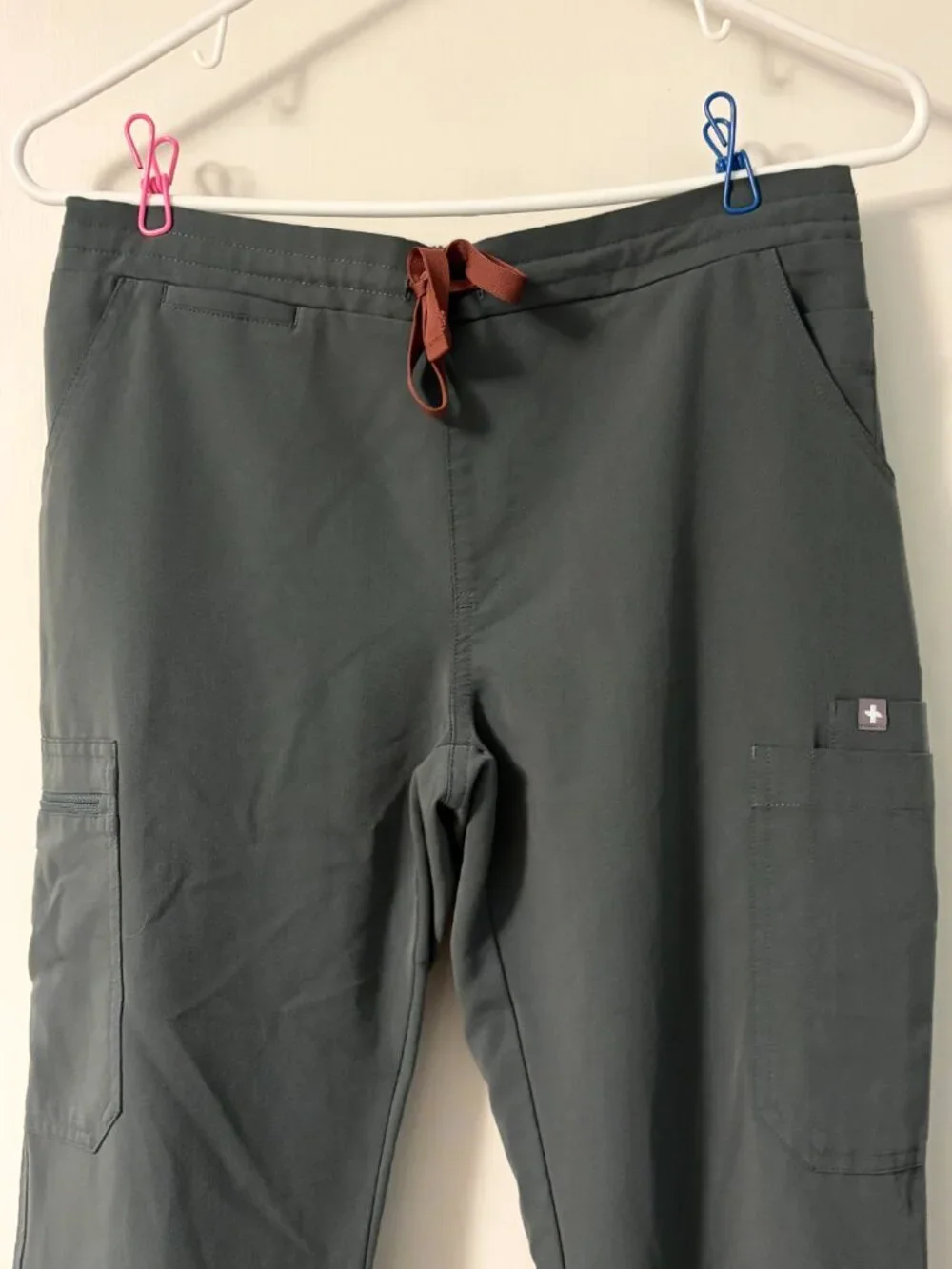 Figs women's small scrub set Bonsai High Waisted Yola skinny pant and casma top